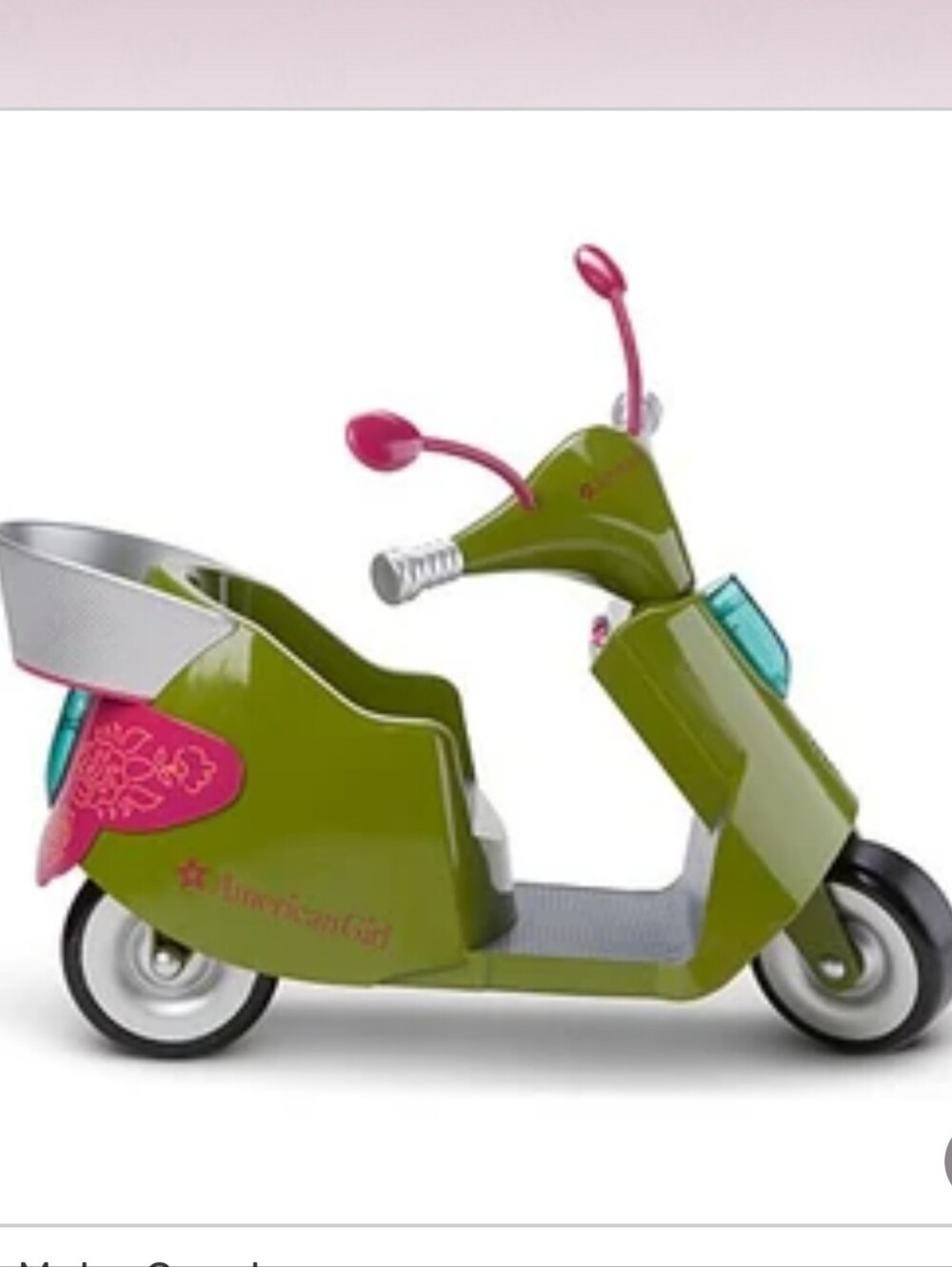 American Girl Jess's Motor Scooter 2006 Ret. Functional